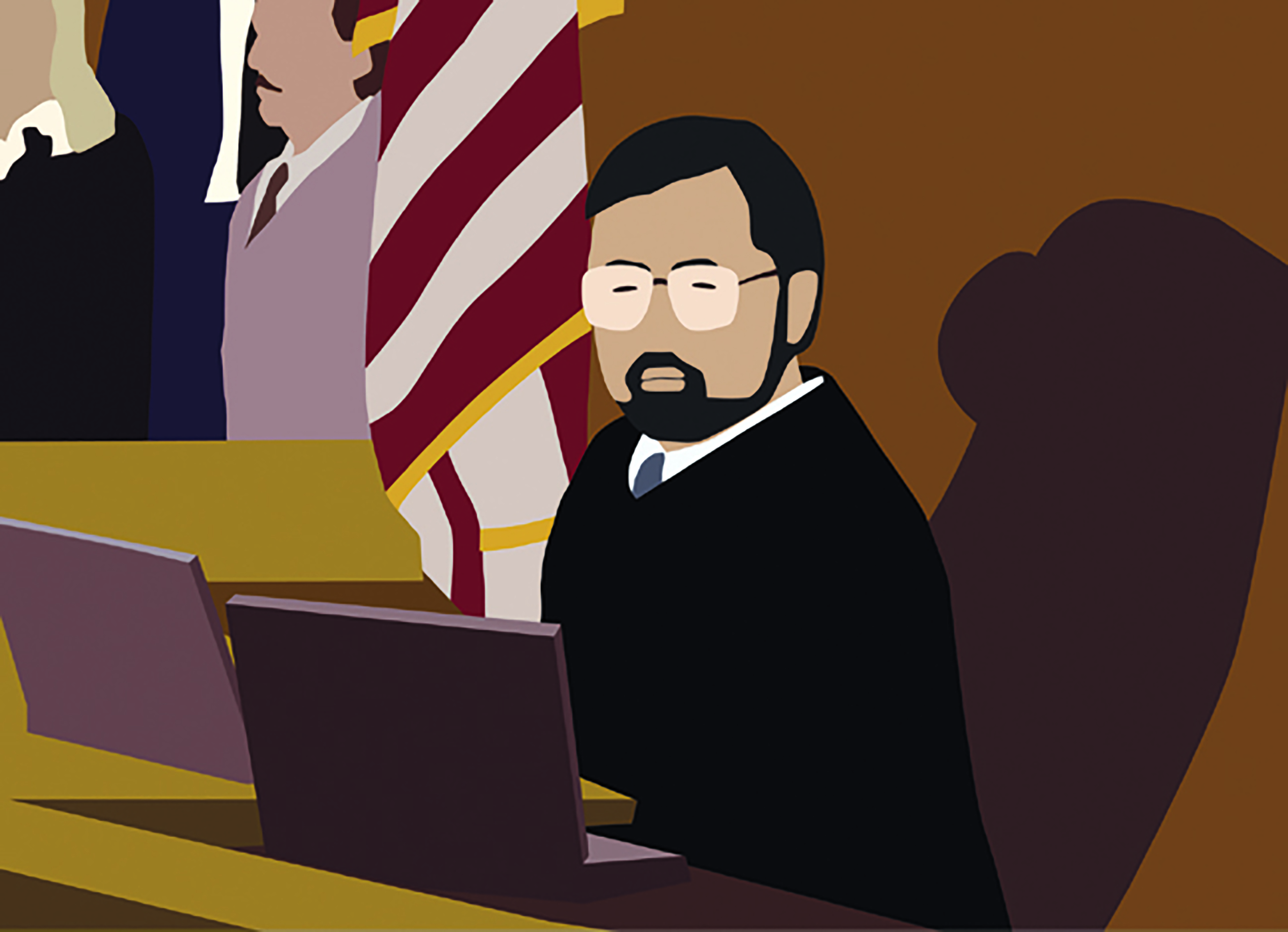 Still view from Kota Ezawa: Three Works at MIT List Visual Arts Center, 2007.