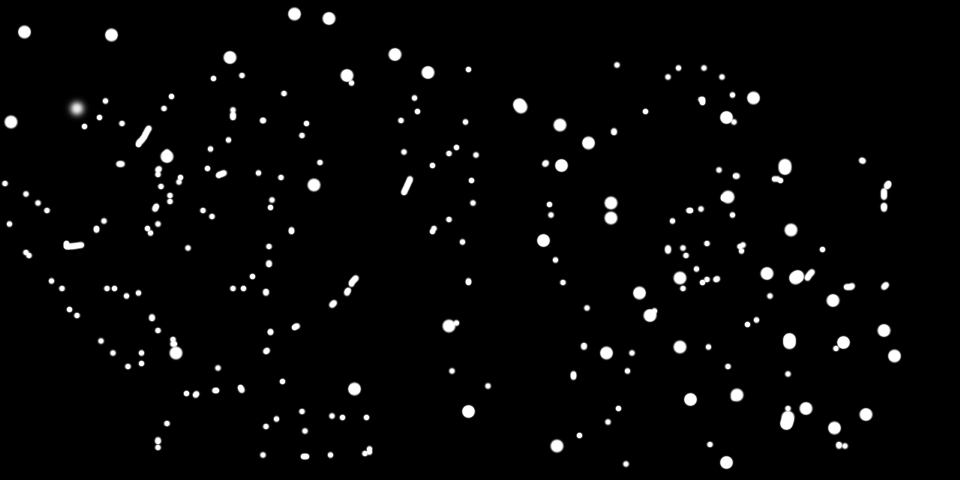 Installation view, Otto Piene: Lichtballett, MIT List Visual Arts Center, 2012