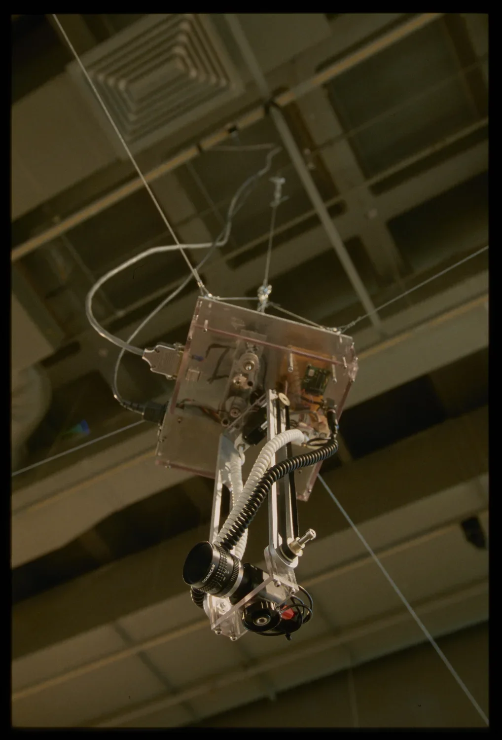 Installation view of PORT: Navigating Digital Culture at MIT List Visual Arts Center, 1997.