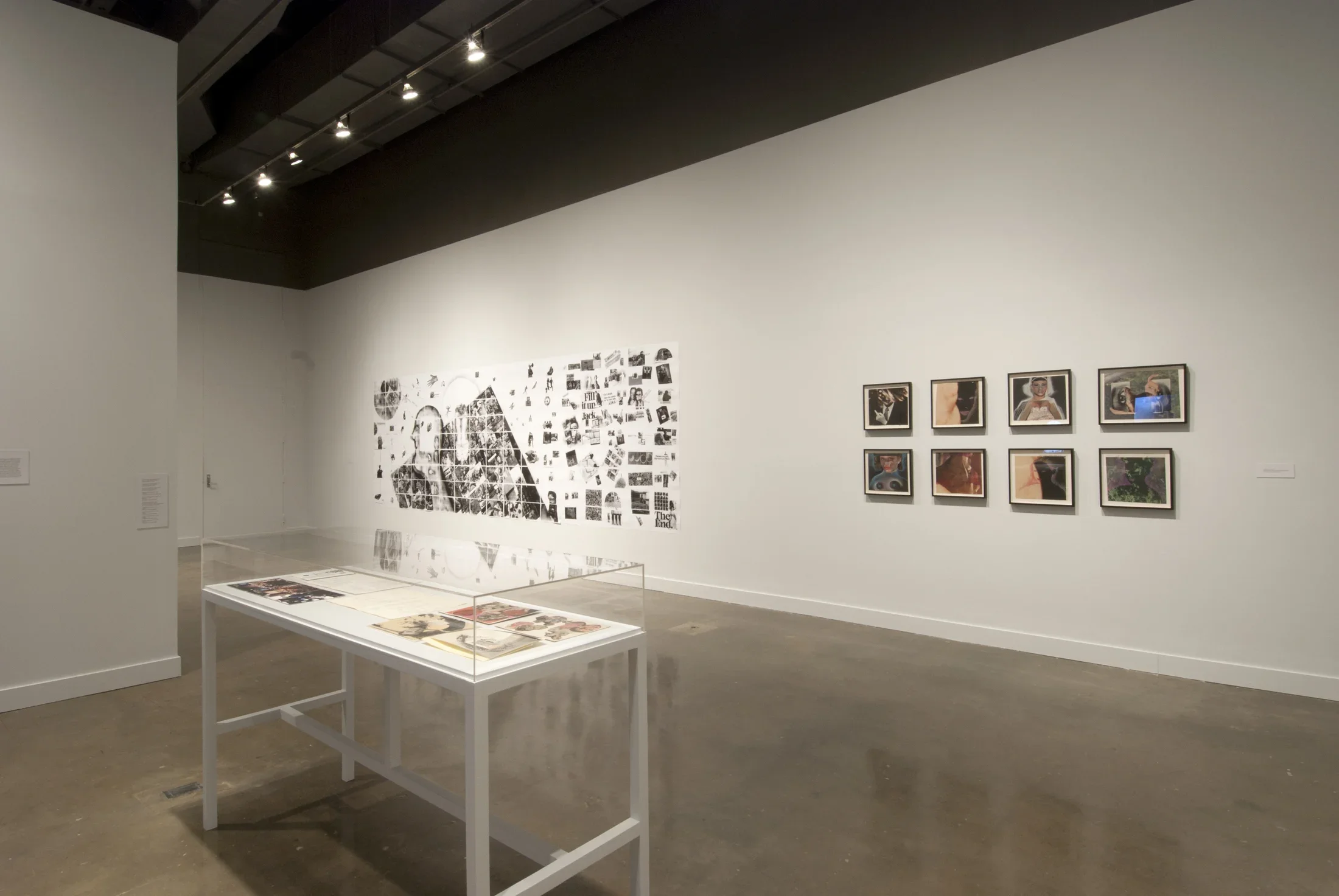 Installation view of Stan VanDerBeek: The Culture Intercom at MIT List Visual Arts Center, 2011.