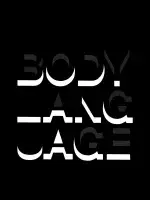 Black book cover for Body Language: Figurative Aspects in Recent Art  featuring the title written in three dimensional letters with a white drop shadow.