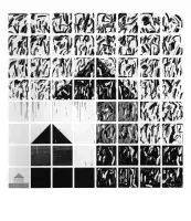 Publication cover for Dedication of the Albert and Vera List Visual Arts Center features a black and white tile mosaic graphic.