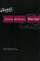 Book cover for Lewis deSoto: Recital featuring a white outlined graphic of a brain and music notes.