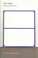 Book cover for Alan Uglow: Standards and Portraits featuring an installation shot of Uglow's photographic silkscreened prints on canvas.