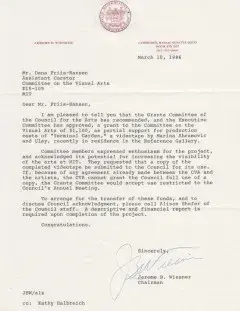 An old letter of correspondence with a red stamp