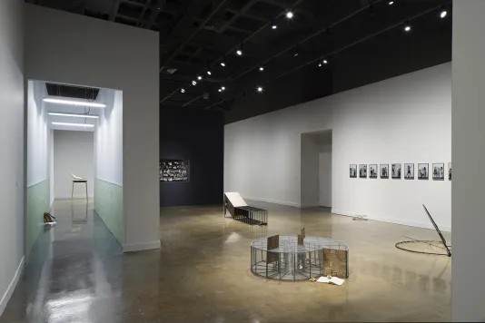 Installation view of Eva Koťátková: Out of Sight at MIT List Visual Arts Center, 2015.