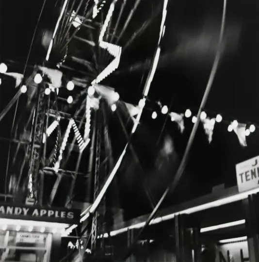 Ferris Wheel, Coney Island, New York, 1954, Berenice Abbott