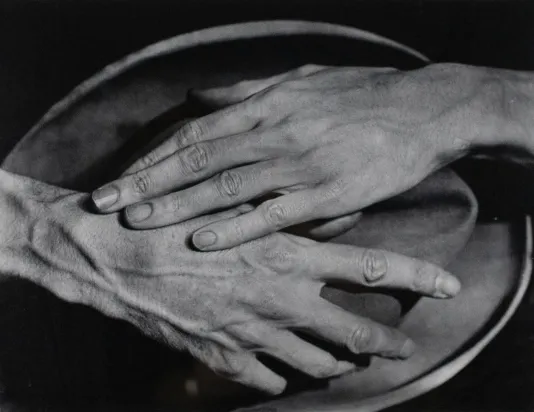 Cocteau's Hands, 1926, Berenice Abbott