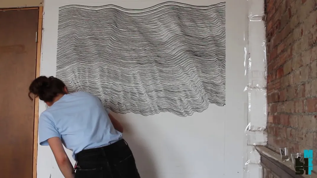 Preview image for the video "MIT List Center Student Lending Art Collection Highlight: Sol LeWitt, Wall Drawing # 869B". Preview image for the video "MIT List Center Student Lending Art Collection Highlight: Sol LeWitt, Wall Drawing # 869B".