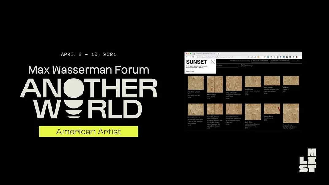 Preview image for the video "2021 Max Wasserman Forum Panelist: American Artist".