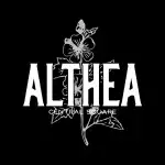 Logo for Althea with a black background and white text. Text reads "ALTHEA CENTRAL SQUARE"