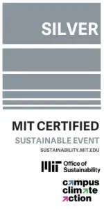 Certification logo for Silver MIT Certified Sustainable Event Campus Climate Action