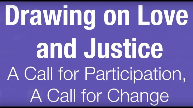 Preview image for the video "Drawing on Love and Justice, a project by Evelyn Rydz".