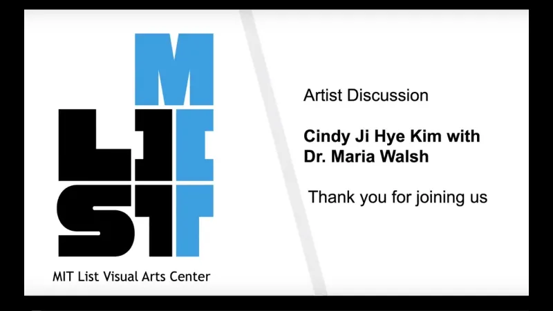 Preview image for the video "Artist Discussion: Cindy Ji Hye Kim with Dr. Maria Walsh".