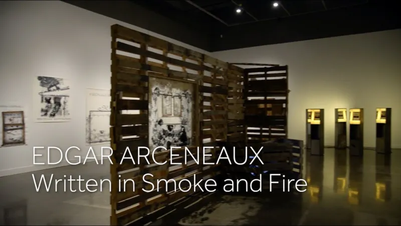 Preview image for the video "Edgar Arceneaux: Written in Smoke and Fire". Preview image for the video "Edgar Arceneaux: Written in Smoke and Fire".