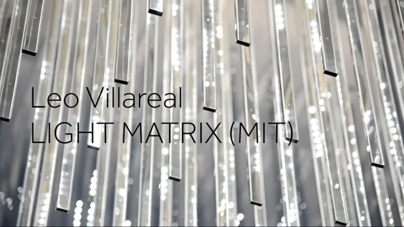Preview image for the video "Leo Villareal:  Light Matrix (MIT)".